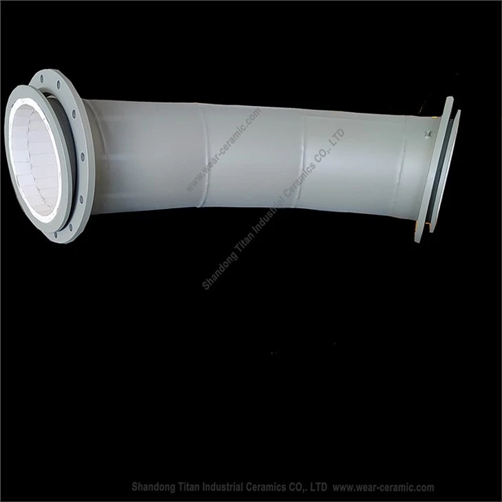Alumina Ceramic Lined Elbow Pipe