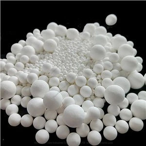 Sfera di imballaggio in ceramica di allumina inerte come supporto del letto catalitico