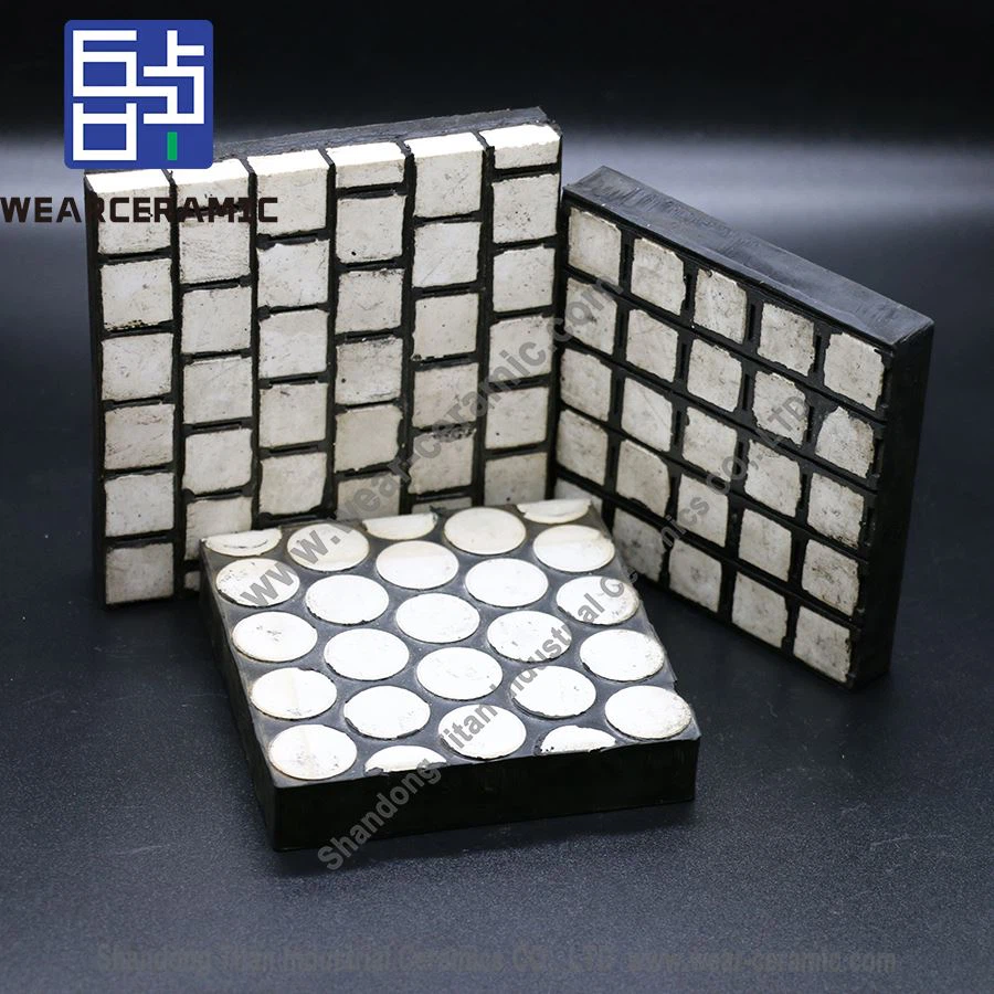 Piastra per piastrelle in ceramica resistente all'usura per l'estrazione mineraria